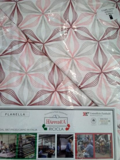 COMPLETO LENZUOLA FLANELLA 1P TEPORE HAPPIDEA - immagine 15