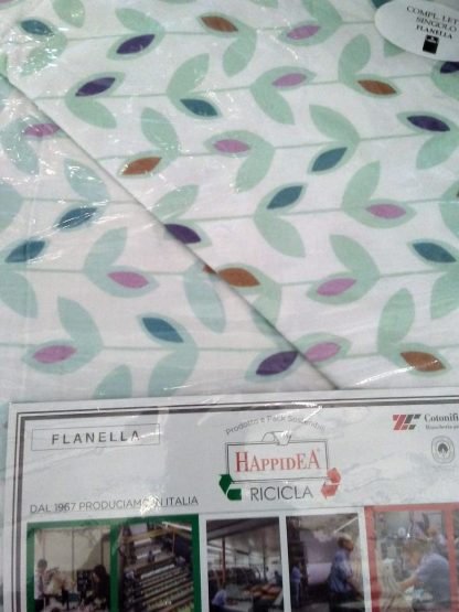 COMPLETO LENZUOLA FLANELLA 1P TEPORE HAPPIDEA - immagine 20