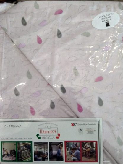 COMPLETO LENZUOLA FLANELLA 1P TEPORE HAPPIDEA - immagine 18