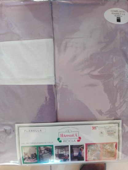 COMPLETO LENZUOLA FLANELLA 1P TEPORE HAPPIDEA - immagine 23