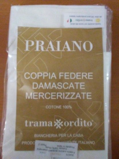 COPPIA FEDERE DAMASC. C/ZIP PRAIANO