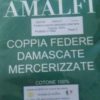 COPPIA FEDERE DAMASC. C/ZIP AMALFI BIANCO