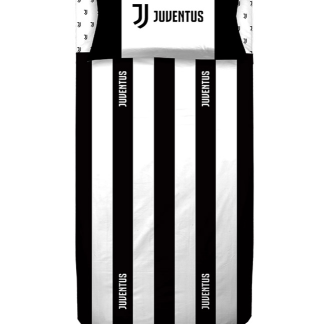 COMPLETO LENZUOLA 1P STAMPATO JUVE