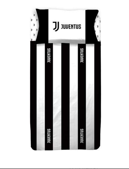 COMPLETO LENZUOLA 1P STAMPATO JUVE