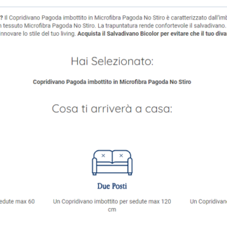 SALVADIVANO TRAPUNTATO 2P PAGODA BICOLOR