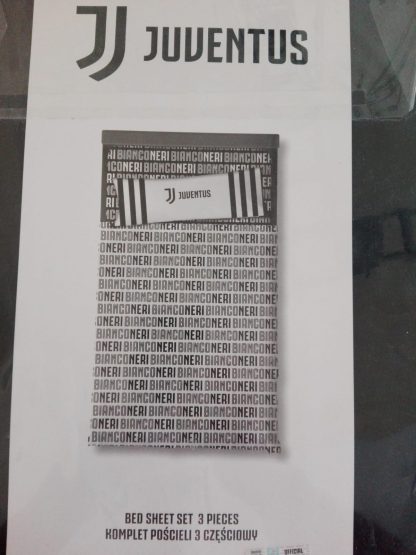 COMPLETO LENZUOLA 1P STAMPATO JUVE - immagine 2