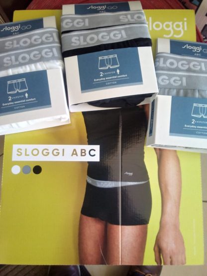 COPPIA BOXER U SLOGGI GO ABC