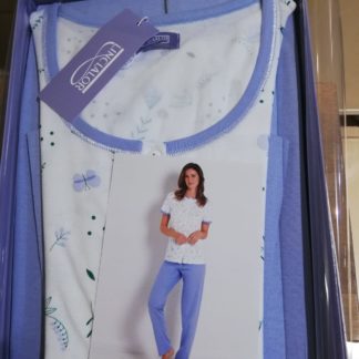 PIGIAMA COT. D MM APERTO taglie grandi 73517