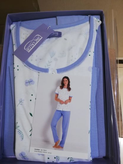 PIGIAMA COT. D MM APERTO taglie grandi 73517