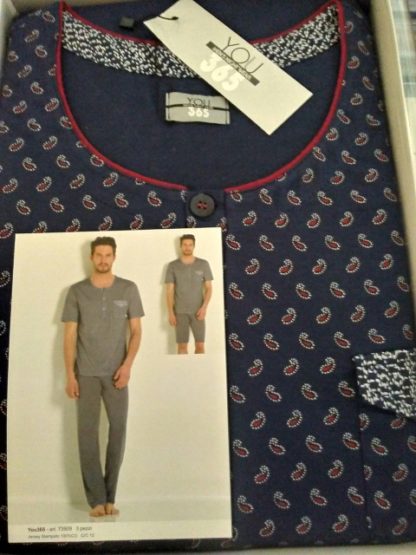 PIGIAMA COT. U 3PEZZI MM SERAF. 73909