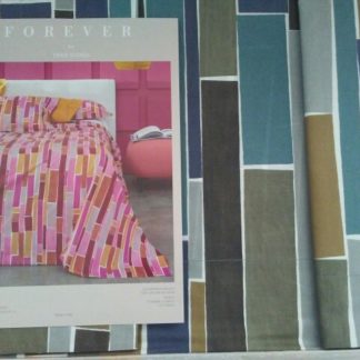 COMPL. LENZ. COT. 2P STAMP. MURANO multicol. blu