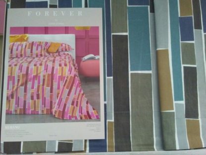 COMPL. LENZ. COT. 2P STAMP. MURANO multicol. blu