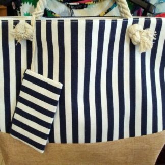 BORSA MARE RIGHE LUX