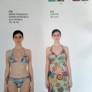 BIKINI TRIANGOLO SLIP DOUBLE ALLAC. F32