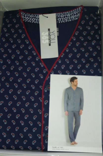 PIGIAMA COT. U ML APERTO 73683