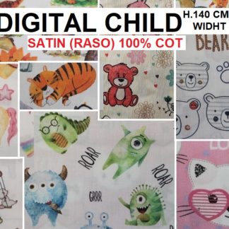 PURO COTONE CM. 140 FANT. DIGITAL CHILD/MASK