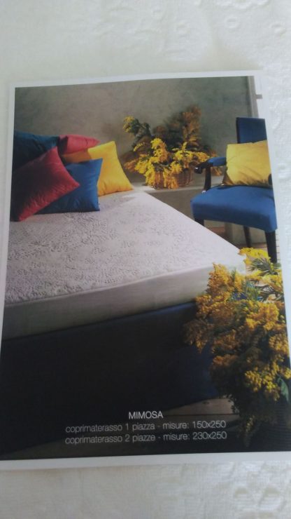 COPRIMATERASSO SPUGNA PURO COT. 230x250 MIMOSA