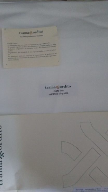 LENZ. MISTO LINO C/ANGOLI 2P TRAMA