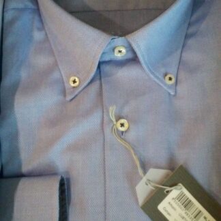 CAMICIA P/COTONE OXFORD TU ML C/BOTT. CUSTOM 036E 080E