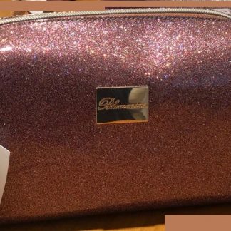 POCHETTE 20x12 GLITTER ROSA GOLD BLUMARINE