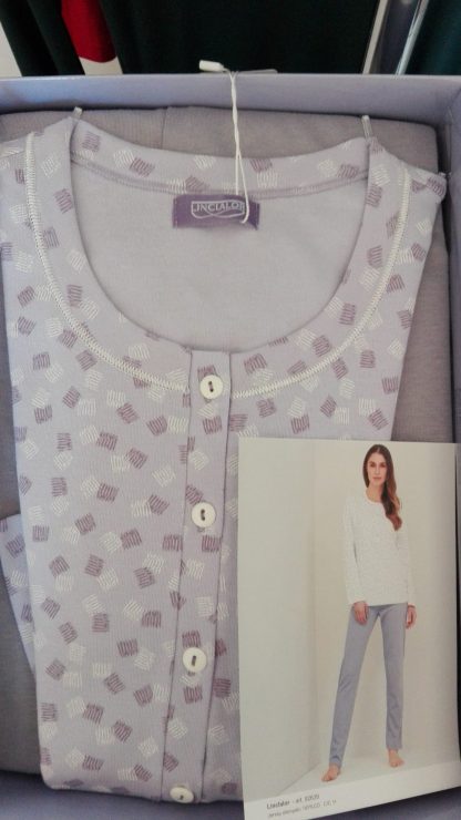 PIGIAMA COT. CALDO SERAF. LUNGO 92639 - immagine 2