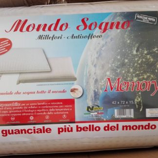GUANCIALE MEMORY FODERA JERSEY ZIP