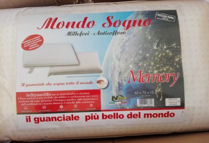 GUANCIALE MEMORY FODERA JERSEY ZIP