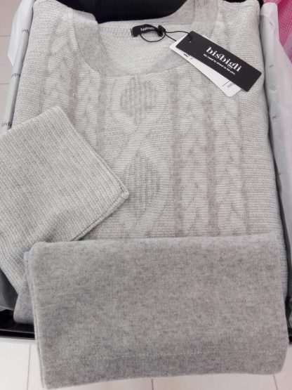 PIGIAMA JACQUARD GIROCOLLO 77690 - immagine 2