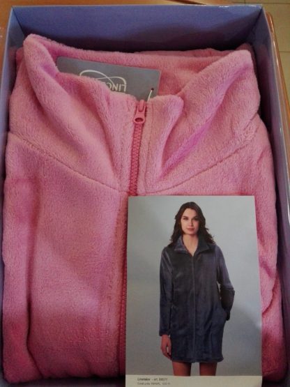 VESTAGLIA CORAL CORTA ZIP 88577