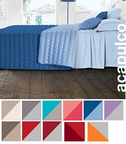 QUILT MICROF. T.U. BICOLOR 1P ACAPULCO