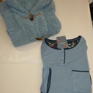 PIGIAMA VISC. SERAF. LUNGO C/GIACCA N11963