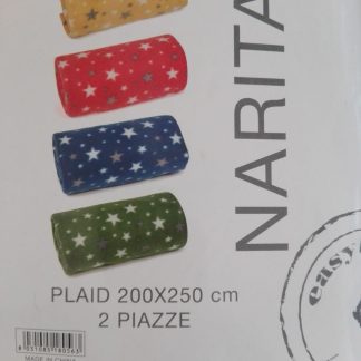 COPERTA PILE 250x200 STELLINE NARITA