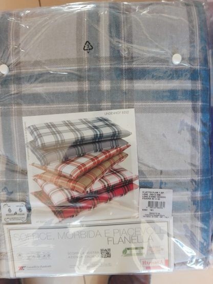 COMPLETO LENZUOLA FLANELLA 1P1/2 TEPORE HAPPIDEA - immagine 10