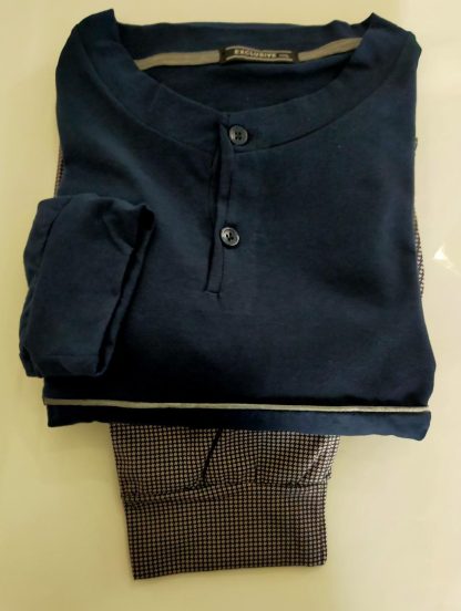 PIGIAMA COTONE U SERAF. LUNGO P756 - immagine 3