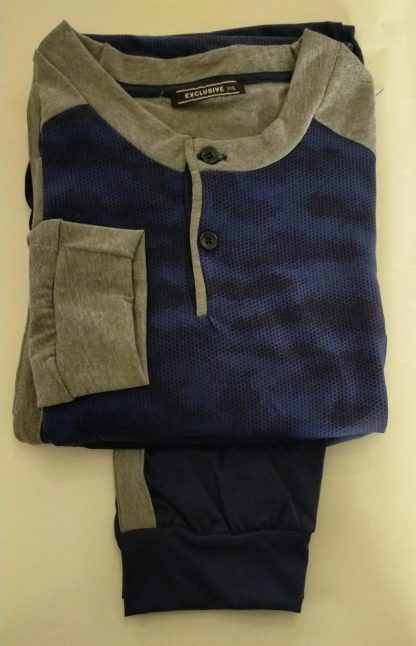 PIGIAMA COTONE U SERAF. LUNGO P762 - immagine 2