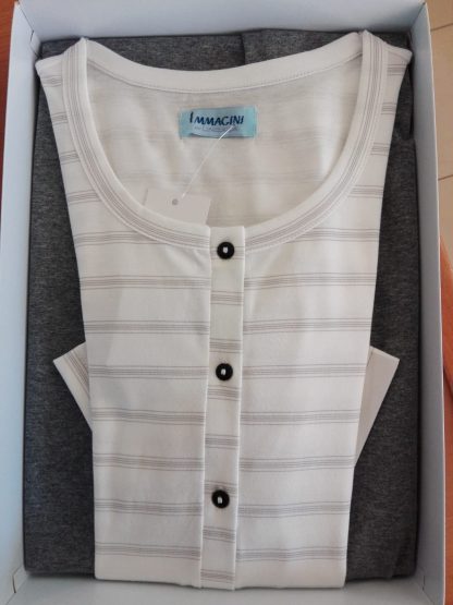 PIGIAMA COT. SERAF. LUNGO ASSORT. 76951 65718 74337 - immagine 4