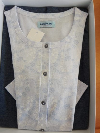 PIGIAMA COT. SERAF. LUNGO ASSORT. 76951 65718 74337 - immagine 3