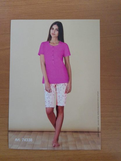 PIGIAMA COT. BERMUDA MM 74338