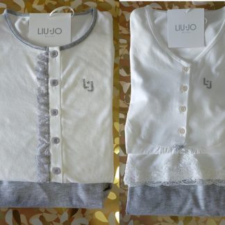 PIGIAMA MODAL LUNGO SERAF. MEZZA MANICA DL0103 DL0181