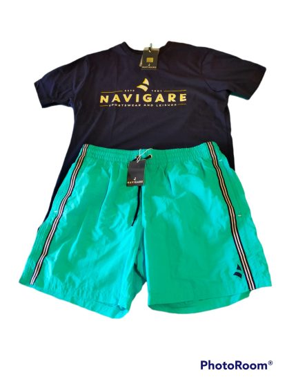 BOXER MARE + T SHIRT NAVIGARE 298901 298903 298904 298905 - immagine 3
