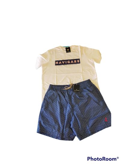 BOXER MARE + T SHIRT NAVIGARE 298901 298903 298904 298905 - immagine 4