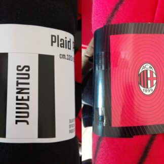 PLAID PILE 120x150 JUVE MILAN