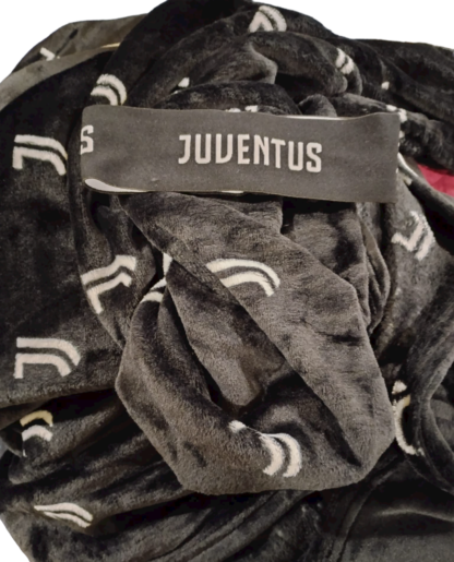 COPERTA CORAL 150x210 SOFT TOUCH JUVE MILAN INTER + ELASTICO - immagine 3