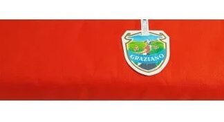 P/LINO CM. 70 PRONTO RICAMO COL. ROSSO