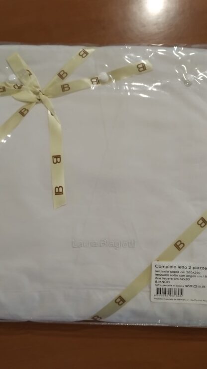 COMPLETO LENZUOLA PERCALLE L. BIAGIOTTI - immagine 2