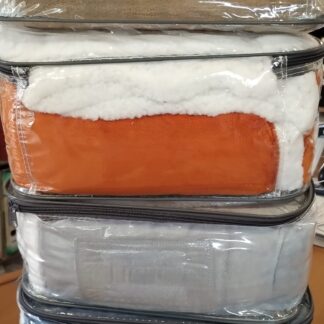 COPERTA PILE C/PELLICCIA SHERPA
