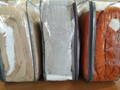 COPERTA PILE C/PELLICCIA SHERPA