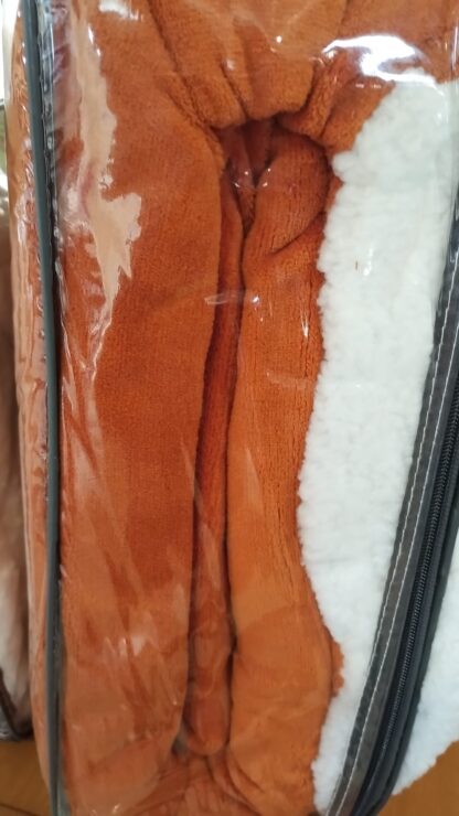 COPERTA PILE C/PELLICCIA SHERPA - immagine 4