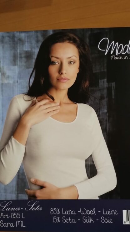 CAMICIOLA LANA 85% SETA 15% SARA ML