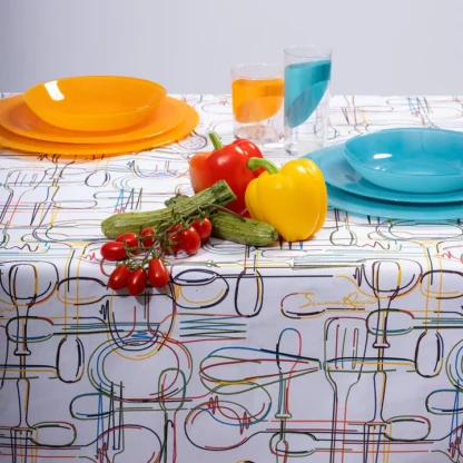 TOVAGLIA COT. 140x240 RUGIATI FOOD - immagine 2